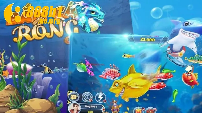 Hệ thống vũ khí mạnh mẽ trong Bắn Cá Rồng 888b